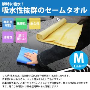 超吸収! セームタオル Mサイズ 洗車 吹き上...の詳細画像1