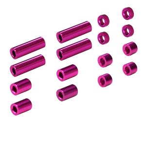 送料220円】ミニ四駆 オール アルミ ベアリング ローラー 4個 セット