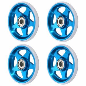 送料220円】ミニ四駆 2段 アルミ ローラー 軽量 2個セット 13-12mm