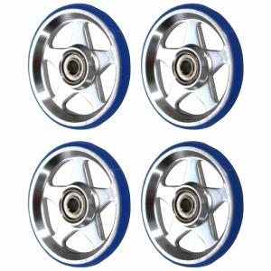 送料220円】ミニ四駆 2段 アルミ ローラー 軽量 2個セット 13-12mm