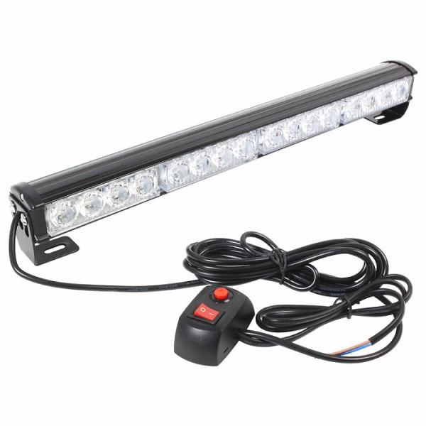 『12v/24v』『45cm 緑/グリーン』LED ライトバー ストロボ フラッシュ ライト パター...