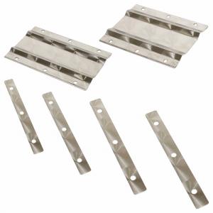 ステンレス製 SUS304採用 泥除けステー 180mm 18cm ウロコ柄 軽トラ ハイゼット 泥除けマット マッドガード ステン 取付け 固定 金具