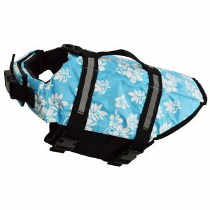 『Sサイズ 青/ブルー』犬 猫 ライフジャケット ペット ベスト式 小型犬 水遊び プール ボストンテリア パグ 柴犬 4kg-7kg