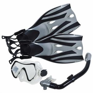 シュノーケル3点セット 男性用 L/XLサイズ 26-28.5cm シュノーケル