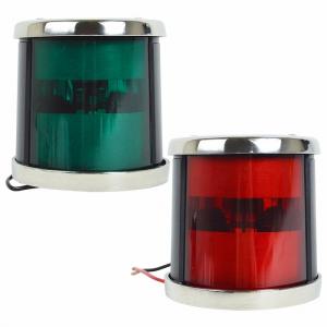 LED 航海灯 両色灯 左舷＆右舷 左右 マスト灯 夜間灯 12V ボディカラー