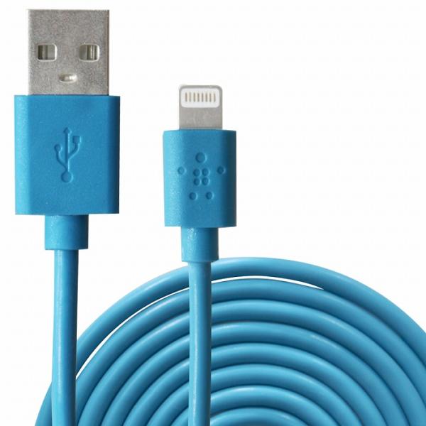 Apple認証 優れた強度と耐低温性能 PVC素材を使用iPhone用 USBケーブル 充電ケーブル...