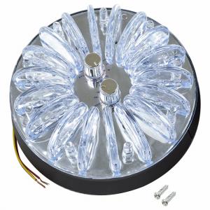 RGB LED カーシャンデリア 12V 7色 レインボー 発光 室内灯 ルーム