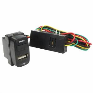 デリカD5 スイッチ 三菱 ミツビシAタイプ デリカD:5 D5 CV1/2/5 USB1ポート+ON/OFF