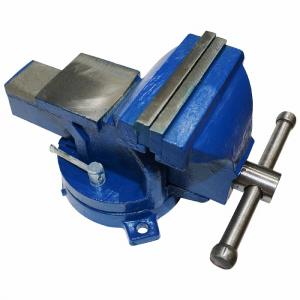 回転台付きバイス 150mm 強力バイス 万力 360度 ボルト固定可能 ベンチ