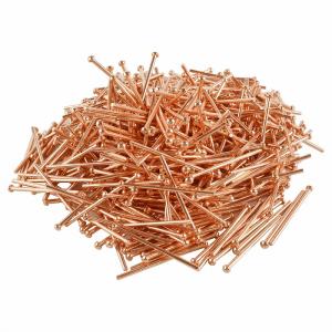 スタッド溶接 ピン 2.5mm 50mm 500個 銅メッキ 溶接釘 溶接ピン ニードル ピン 車 板金 スポット 溶接 修理 500本