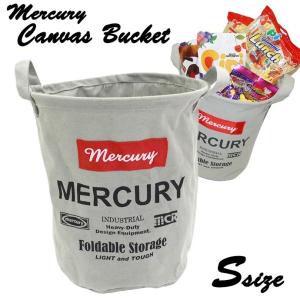 MERCURY キャンバスバケツ Sサイズ グレー GRAY