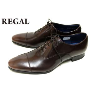 リーガル REGAL 靴 メンズ ビジネスシューズ 21VR BC 本革 ストレートチップ  ダークブラウン｜a-one1