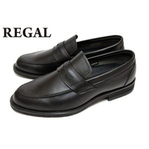 リーガル REGAL 靴 メンズ ビジネスシューズ 30NR BB GORE-TEX 本革 ローファー スリッポン ブラック｜a-one1