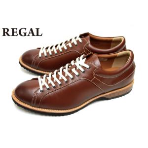 リーガル REGAL 靴 メンズシューズ  57RR AH クラシカル 本革 カジュアルシューズ レースアップ ブラウン｜a-one1