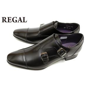 リーガル REGAL 靴 メンズ ビジネスシューズ 37TRBC ストレートチップ 本革 ダブルモン...