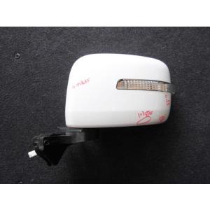 モコ DBA-MG33S 左ドアミラー サイドミラー 　カラー番号Z7T　スノーパールホワイト3コー...
