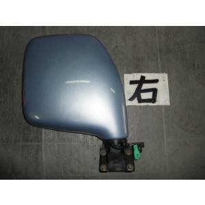 ワゴンＲ LA-MC22S 右ドアミラー 　カラー番号ZE9　レークブルーメタリック　純正品番847...