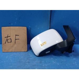 ワゴンＲ DBA-MH23S 右ドアミラー 　カラー番号26U　スペリアホワイト　純正品番84701...