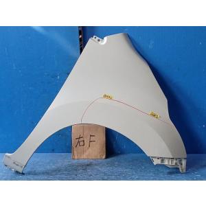ワゴンＲ DBA-MH23S 右フロントフェンダー 　カラー番号Z7T　パールホワイト　純正品番57...
