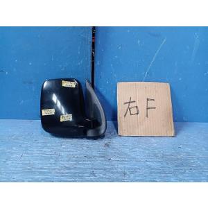 バモス ABA-HM1 右ドアミラー 　カラー番号B92P　ナイトフォークブラックパール　純正品番7...