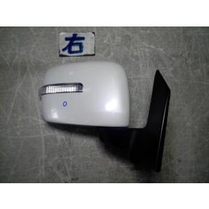ワゴンＲ DBA-MH23S 右ドアミラー 　カラー番号Z7T　パールホワイト　純正品番84701-...