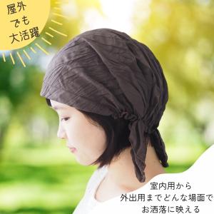 医療用帽子 夏用 就寝用 バンダナ ナイトキャ...の詳細画像4