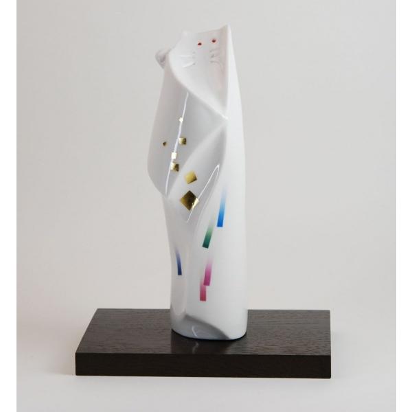 金沢金箔のまねきねこ(招き猫）「きゅん」・0630