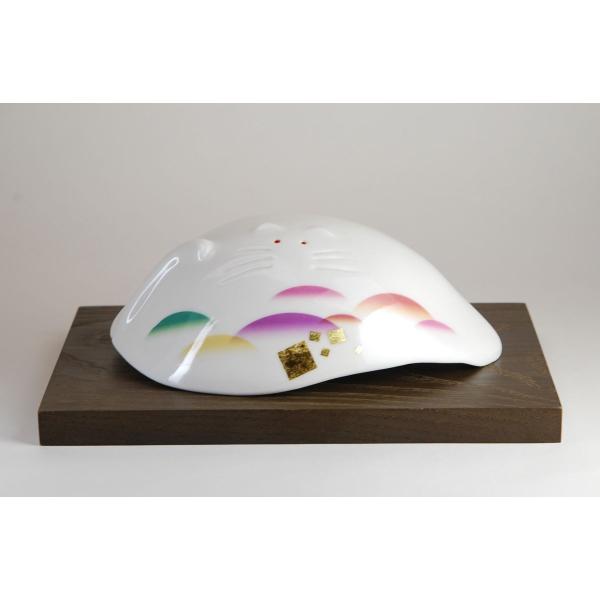 金沢金箔まねきねこ(招き猫）「らいん」0633