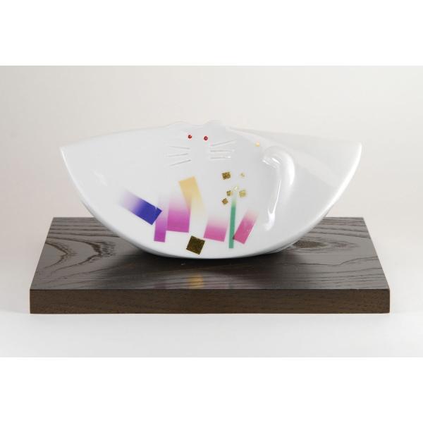 金沢金箔まねきねこ(招き猫）「りゅん・左手」0635L