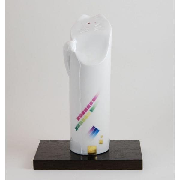 金沢金箔のまねきねこ(招き猫）「はぴ」・0650