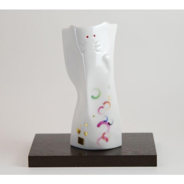 金沢金箔のまねきねこ(招き猫）「ふふ」・0660