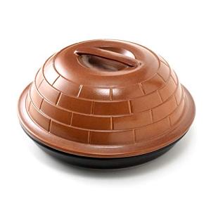 長崎県産】 村の鍛冶屋 ニューセラミックス ピザ窯 26cm レシピブック