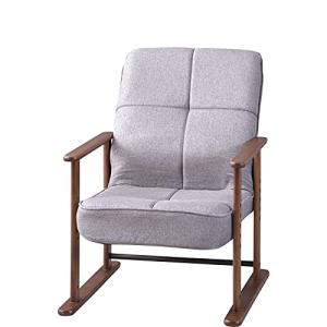 東谷 高座椅子S LSS-34GY グレー W56×D56.5~74.5×H67.5~85×SH29/32/35/38の商品画像