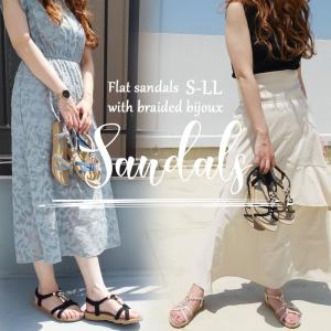 サンダル レディース 履きやすい 歩きやすい 痛くない ビジュー ぺたんこ おしゃれ フラット シューズ 春夏 爆買