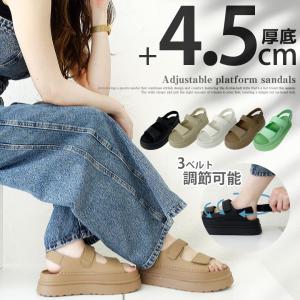 【10%OFFクーポン】スポーツサンダル 厚底 ...の商品画像