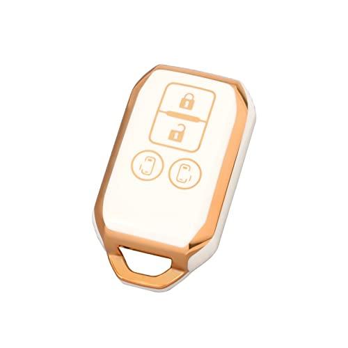 [OFFCURVE] スズキ/suzuki用 スマート キーケース キーカバー 4ボタン 耐衝撃 ス...