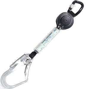 [GUANGJIA] 新規格自動巻式ランヤードランヤード 巻き取り式ランヤード 安全帯 墜落制止用器具ランヤード ロック装置付き巻取器タイプ1ラ