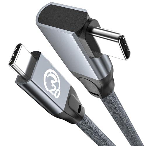 UseBean USB Type C ケーブル L字型 1M 4K/60Hz 映像出力 USB 3....