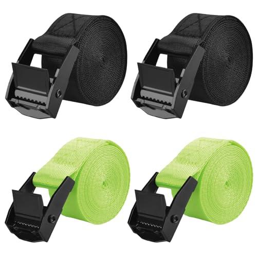 TRIWONDER 荷締めベルト ラッシングベルト 転倒防止ベルト 固定ベルト ラチェット式ベルト ...