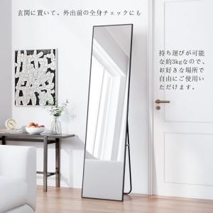 全身鏡 姿見 鏡 壁掛け スタンドミラー かが...の詳細画像1