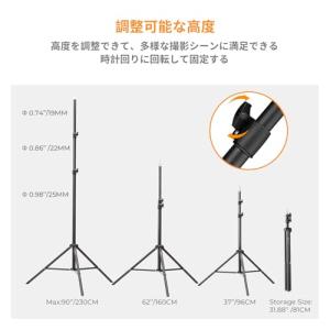 K&F Concept ライトスタンド...の詳細画像2