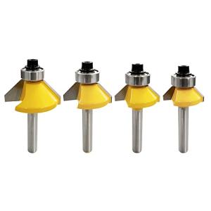 CSOOM プロ木工トリマービットセット 超硬ルーターセット 15本組 軸径