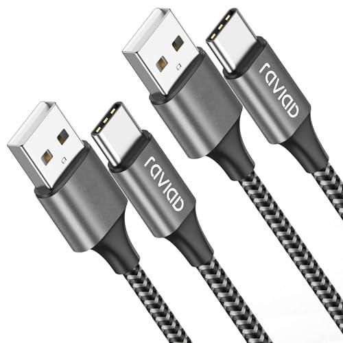 RAVIAD USB Type C ケーブル3m/2本セットタイプ C ケーブル 3A 急速充電 高...