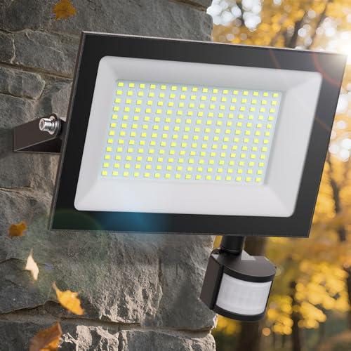 CLY センサーライト LED 100W 人感明暗センサー コンセント式 人感センサーライト 超高輝...
