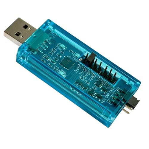 DSD TECH SH-U09A1 USB-TTLアダプター 1.8V 2.5V 3.3V 5Vロジ...