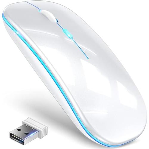 2024超薄モデル マウス bluetooth マウス 無線 極静音 ワイヤレスマウス 2.4GHz...