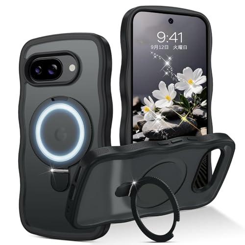[ウェーブ&amp;スタンド]GUAGUA Google Pixel 9A ケース クリア ウェーブ ピクセ...