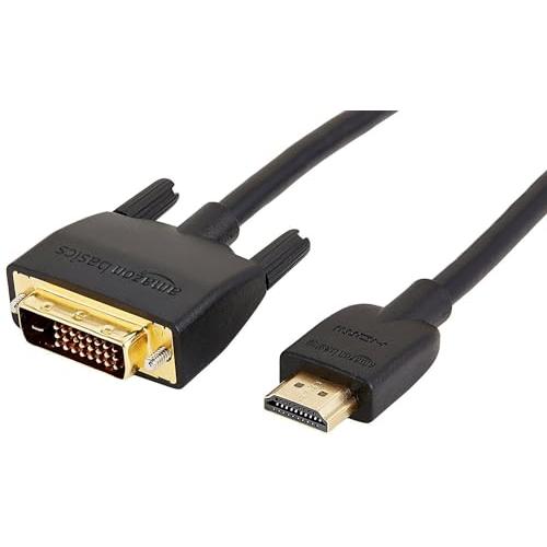 ベーシック HDMI A - DVI (オス) 変換ケーブル 双方向 ハイスピード 0.9m(タイプ...