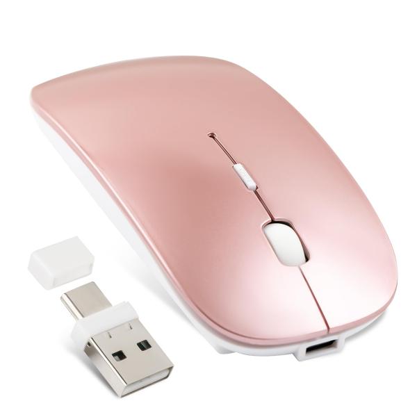 マウス Bluetooth Type-C充電式 ワイヤレスマウス 静音 充電式 薄型 小型 無線マウ...