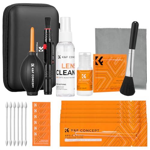 K&amp;F CONCEPT カメラクリーニングキット 25点セット カメラメンテナンス 清掃用品 6本1...